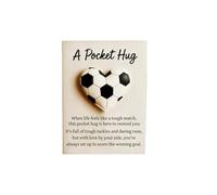 Collection de cartes-cadeaux inspirantes sur le thème du sport, cadeaux d'encouragement positifs sur le thème du sport, cadeau souvenir inspirant(Soccer)