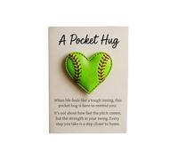 Collection de cartes-cadeaux inspirantes sur le thème du sport, cadeaux d'encouragement positifs sur le thème du sport, cadeau souvenir inspirant(Softball)