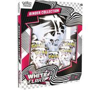 Collection De Classeurs White Flare Pokemon TCG Scarlet Et Violet, 5 Boosters