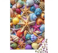 Collection de Coquillages Puzzle 1000 Pièces Adultes intéressant Puzzles 1000 Pièce Durable Jeux De Puzzle Cadeau 38x26cm/1000pcs