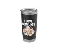 Collection de délices salés « J'adore les dumplings » Gobelet isotherme en acier inoxydable double paroi