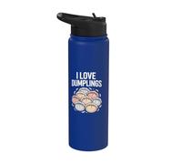 Collection de délices salés « J'adore les dumplings » Stainless Steel Insulated Water Bottle