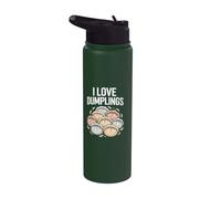 Collection de délices salés « J'adore les dumplings » Stainless Steel Insulated Water Bottle