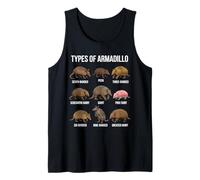 Collection de différentes espèces d'armadillo Débardeur