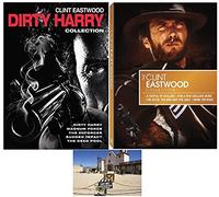 Collection de DVD de film Clint Eastwood 9 Dirty Harry série complète et Spaghetti Westerns comprend une carte d'art du film Western en bonus