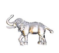 Collection de figurines porte-bonheur en cristal - Ornement, statue, pièce de collection animalière, décoration de maison (blanc)