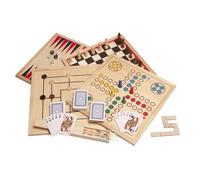 Collection De Jeux - Bois - Incl. 10 Classiques