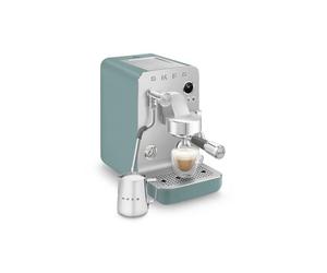 Collection de machines à café expresso Smeg vert émeraude emc02egmeu