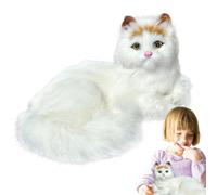 Collection de peluches pour chats pour enfants, jouets en peluche pour chats pour enfants, peluches de chats mignons et compagnons chaleureux, comprend plusieurs tailles et DIS