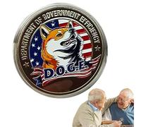 Collection de pièces de monnaie pour chien - Souvenir portable résistant à la rouille | Artisanat amusant en métal de collection - Cadeau sur le thème des chiens pour la famille, les amis, les