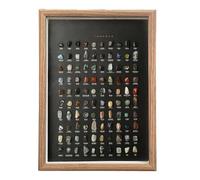 Collection de pierres pour et adolescents, 100 pierres précieuses | Cadre minéral - Objet de décoration éducatif pour collectionneurs, adultes et enfants - Pour la maison et le bureau