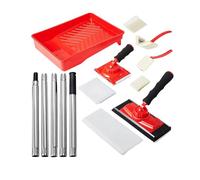 Collection de pinceaux multi-directions avec tige d'extension pour les zones dures et les tâches de détail Outil de bordure de peinture au plafond