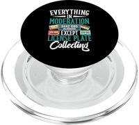Collection de plaques d'immatriculation Modération Collection de plaques d'immatriculation PopSockets PopGrip pour MagSafe