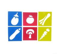 Collection de pochoirs en plastique avec silhouettes d'animaux et de voitures pour la pratique de la peinture et des croquis (06)