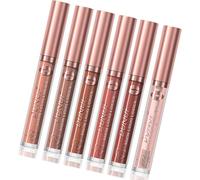 Collection De Rouges À Lèvres Mats 6 Pièces Offrant Un Maquillage Pour Les Lèvres La Mode Couleur Riche Hydratant Adapté Un Usage Quotidien Fashion Lip Makeup