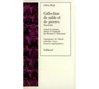 Collection de sable et de pierres