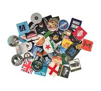 Collection de tapis de bière, 50 dessous de verre assortis pour pub britannique, souvenirs de bar