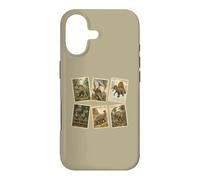 Collection de Timbres postaux Vintage préhistoriques Dinosaures Coque pour iPhone 17