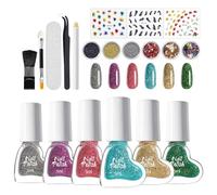 Collection De Vernis À Ongles - 1 Kit de Fournitures pour Loisirs Créatifs Femmes - Ensemble de Vernis à Ongles,pour Mère Petite Amie Épouse Salon à la Maison Rassemblement Plage Voyage Rencontres Dép