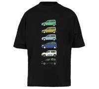 Collection De Voitures Berlingo Œuvre d'art T-Shirt Oversize Unisexe Noir Baggy Tee