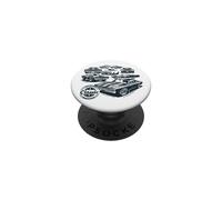 Collection de Voitures Classiques Vintage Muscle Cars PopSockets PopGrip Adhésif