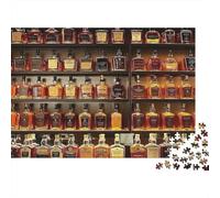 Collection de Whisky Display 1000 Pièces Papier Écologique Puzzle Premium pour Adultes Décompression du Jeu Éducatif Décoration Murale Et Cadeaux Le 52x38cm/1000pcs
