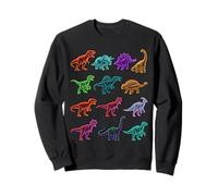 Collection d'espèces préhistoriques de paléontologie des Dinosaures Sweatshirt