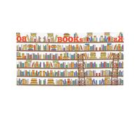 Collection d'étagères amusantes et échelle imprimée drapeau des vacances, bannière colorée idéale pour le bar de jardin et les réunions entre amis