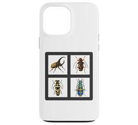 Collection d'illustrations de coléoptères Beaux coléoptères Coque pour iPhone 13 Pro Max