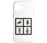 Collection d'illustrations de coléoptères Beaux coléoptères Coque pour iPhone 16 Plus