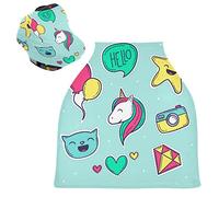 Collection Drôle Non Née Auto per Bambini Passeggino Tettoia Copri Seggiolino Copertura Infermieristica per L'Allattamento Al Seno All-In-1 Morbido Traspirante Elastica Tettuccio