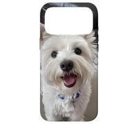 Collection d'œuvres d'art et d'accessoires Westie Dog Pattern Coque pour iPhone 17 Pro Max