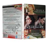 Collection Films Romantiques Dvd : Pride And Prejudice, Atonement, Sense & Sensibility