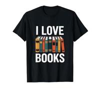 Collection I Love Books Enthusiasts T-Shirt Graphique avec Valeur