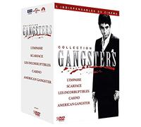 Collection Gangsters : Les Incorruptibles + Scarface + American Gangsters + L'impasse + Casino - Pack