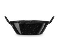 Collection Ja-Sper en acier émaillé | Poêle profonde bordonnée Ø 18 x 6,1 cm (0,9 L) | Convient pour induction, vitrocéramique et four | pour riz, ragoûts et sautés sans PFOA | Couleur noire