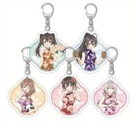 Collection Limitée Porte-Clés Alya Sometimes Hides Her Feelings in Russian Alisa Maria (5 Modèles) - Objets Collector Anime, Cadeau Kawaii pour Filles/Garçons
