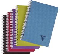 Collection Linicolor Intensive Un Carnet À Spirale - A5 14,8x21 Cm - 180 Pages Petits Carreaux - Papier Blanc 90 G - Couverture Polypro Transparent - Couleur Aléatoire