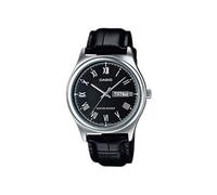 Casio Montre MTPV006L1B – cuir, analogique, ronde