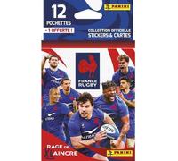 Collection officielle de stickers et de cartes RUGBY EDF - Blister 12+1 pochettes PANINI