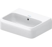 Duravit Lave-mains Qatego 45×35 cm – fond vitrifié, avec trop-plein, sans trou (0746450060)