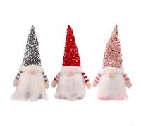 Collection OrnFor Amer de poupée conçue pour créer pour manger des souvenirs de fête pour les fêtes de fin d'année (rouge)