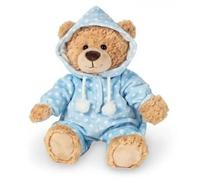 collection Ours en peluche pyjama bleu 30 cm