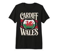Collection pour Les passionnés de Voyages à Cardiff, au Pays de Galles T-Shirt Haut de Gamme