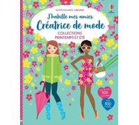 Collection Printemps et Été - J'habille mes amies Créatrice de mode - Dès 7 ans - Fiona Watt - Usborne - broché - Document jeunesse