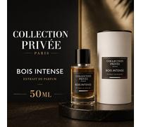 Collection Privée Bois Intense Extrait de Parfum 50ML Parfum Boisé Ambré Vanille Longue Tenue Unisexe Verre