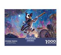 Collection Puzzle 1000 Pieces Animaux - Ce Puzzle Chien 1000 Pièces S'Inspire De l'art du Puzzle Stitch 1000 Pieces pour Adultes 38x26cm/1000pcs