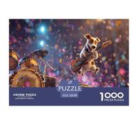 Collection Puzzle Stitch 1000 Pieces - Puzzle 1000 Pieces Adulte avec Un Chien Attrayant, Célébrez Les Animaux avec Ce Puzzle Chien Unique 52x38cm/1000pcs
