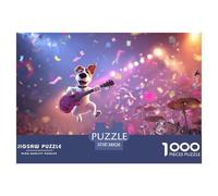 Collection Puzzle Stitch 1000 Pieces - Puzzle 1000 Pieces Adulte avec Un Chien Attrayant, Célébrez Les Animaux avec Ce Puzzle Chien Unique 38x26cm/1000pcs