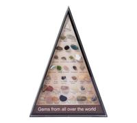 Collection Rock and Mineral - Kit d'enseignement des Pierres précieuses Naturelles de 36 pièces | Spécimens minéraux d'agate Royale, kit de géologiques polies pour l'éducation des, apr